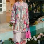Digital Printed Shamoze Silk Coord Set for Women - Stylish New Arrival with Premium Stitching